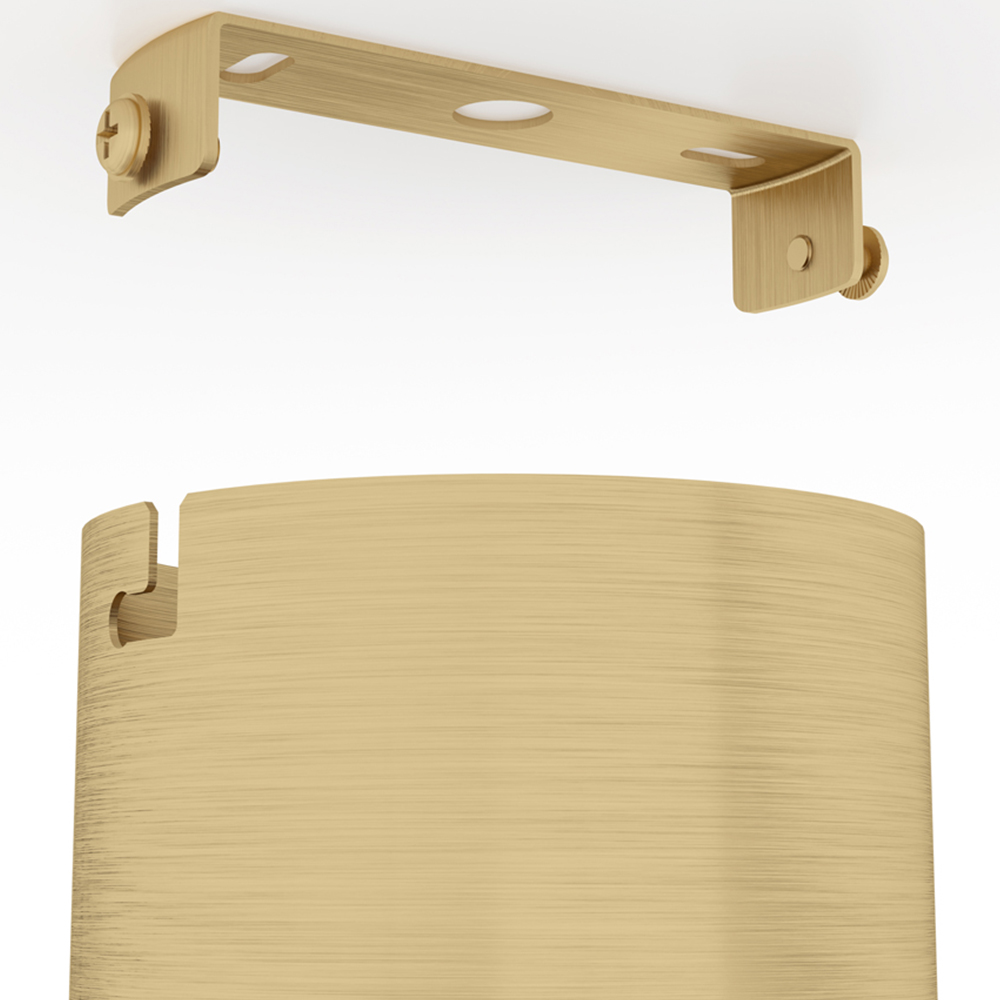 EGLO Aieta Black and Brushed Brass Ceiling Light Image 3