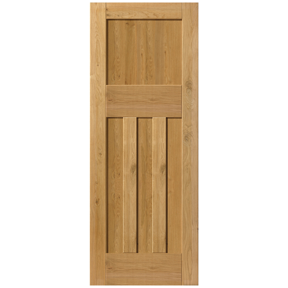 JB Kind Rustic Cottage Oak Dx Internal Door 1981 x 762mm Image 1