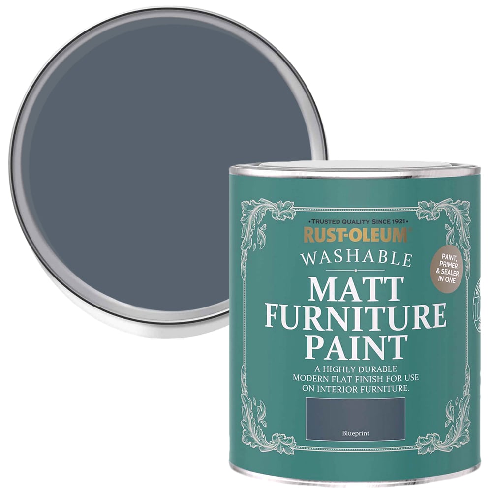 Rust-Oleum Blueprint Matt Furniture Paint 750ml Image 1