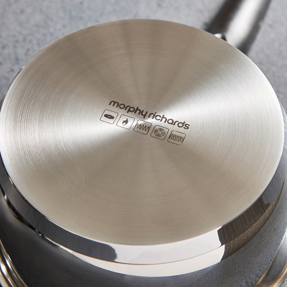 Morphy Richards Graphite Stainless Steel 5 Piece Pouring Spout Pan Set Image 9