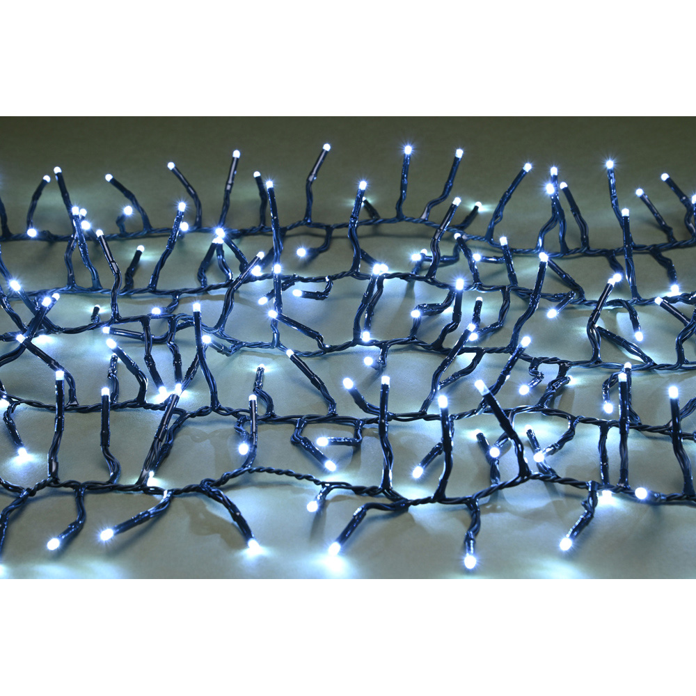 Festive 2000 White LED Multifunction Christmas Cluster Light 25.99m Image 2