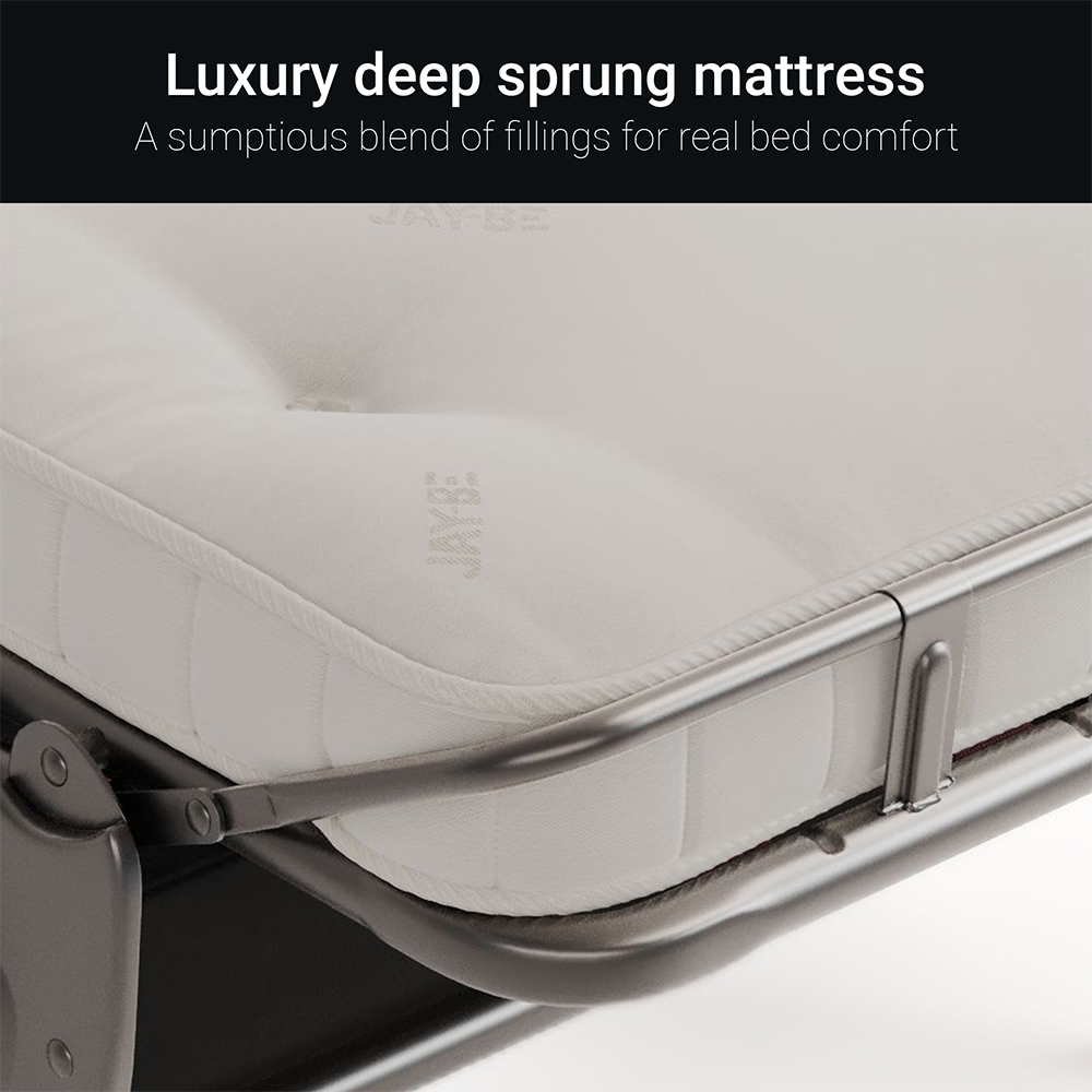 Jay-Be Deco 3 Seater Luxe Velvet Airforce Sofa Bed with e-Sprung Mattress Image 7