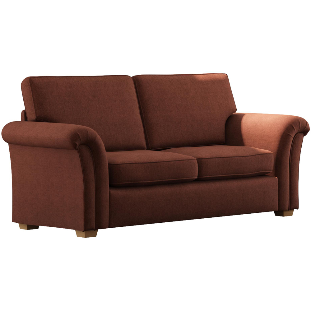 Castleacre 5 Seater Venice Brick Fixed Back Sofa Set Image 3