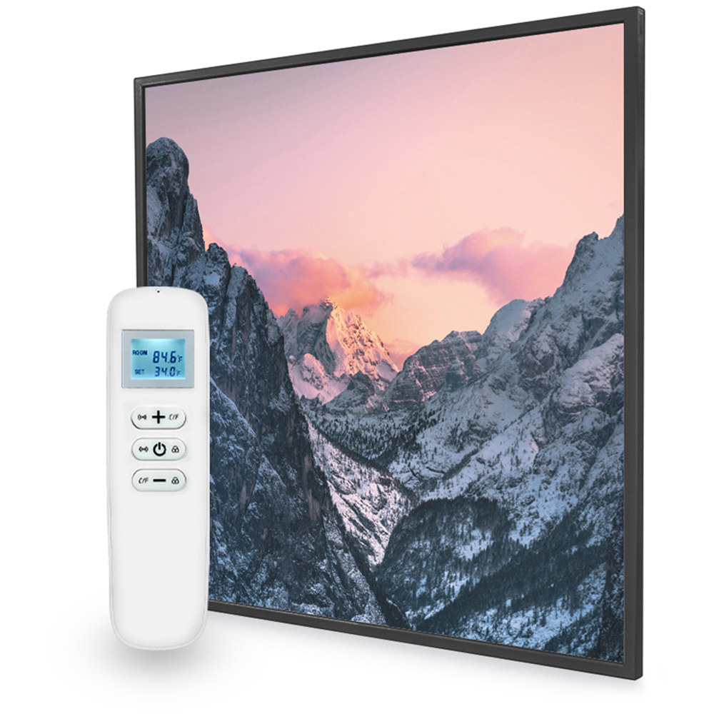 Mirrorstone Nexus Valley at Dusk Image Wi-Fi Infrared Heating Panel 350W 595 x 595mm Image 3