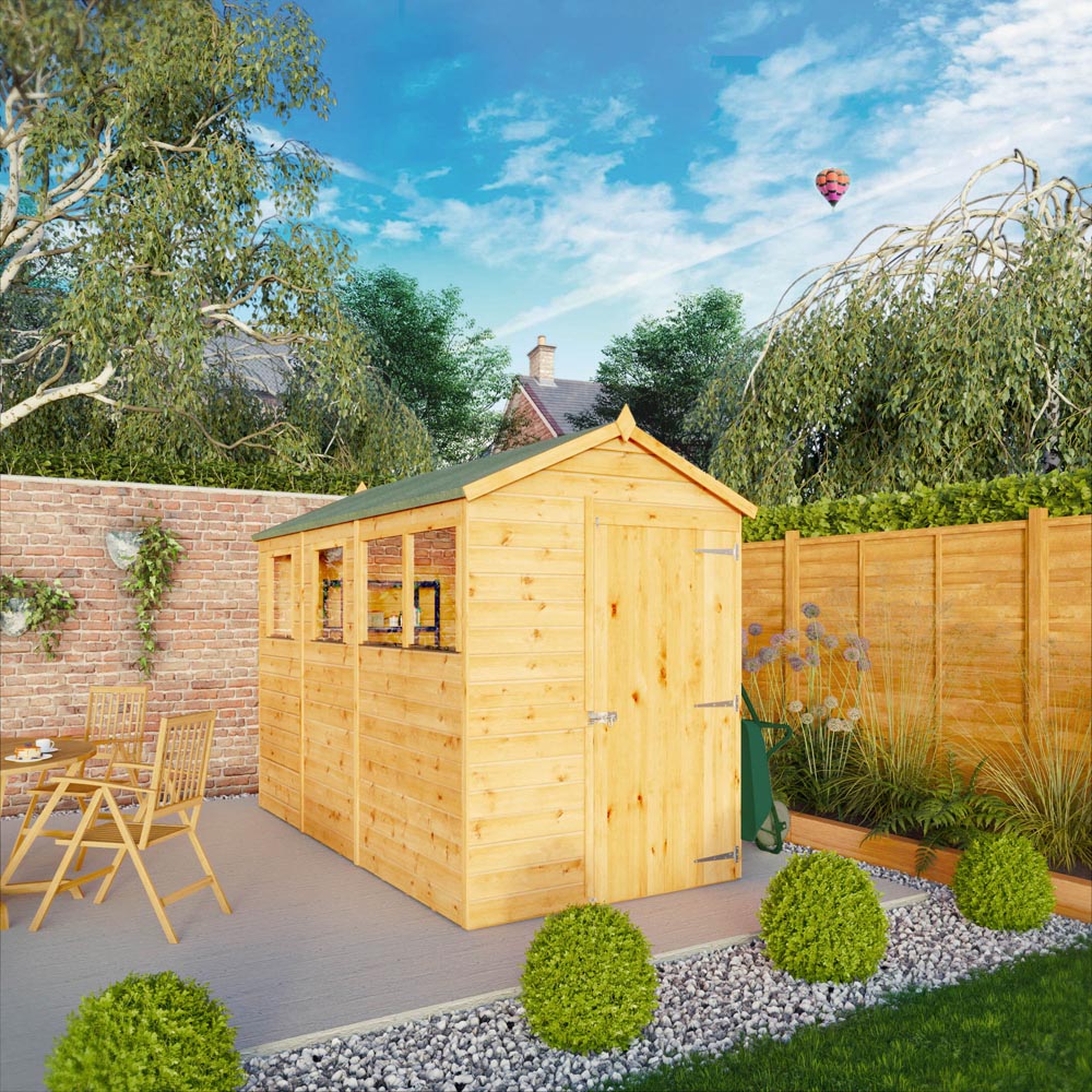 Mercia 10 x 5ft Modular Shiplap Apex Shed Image 2