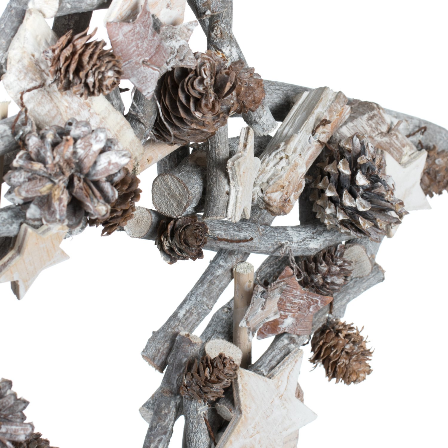 Hanging Rustic Star Wreath Image 3
