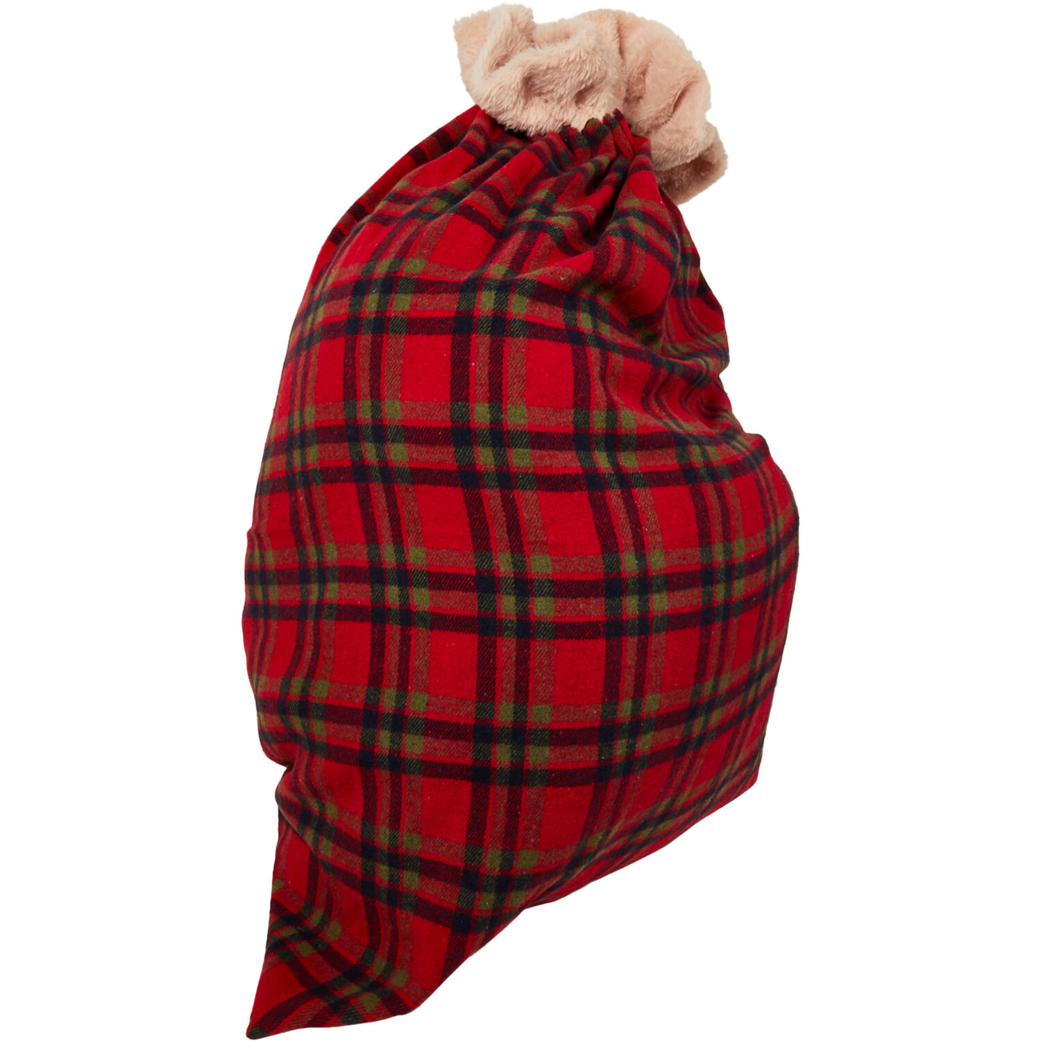 Tartan Present Sack Red - Red Image 3