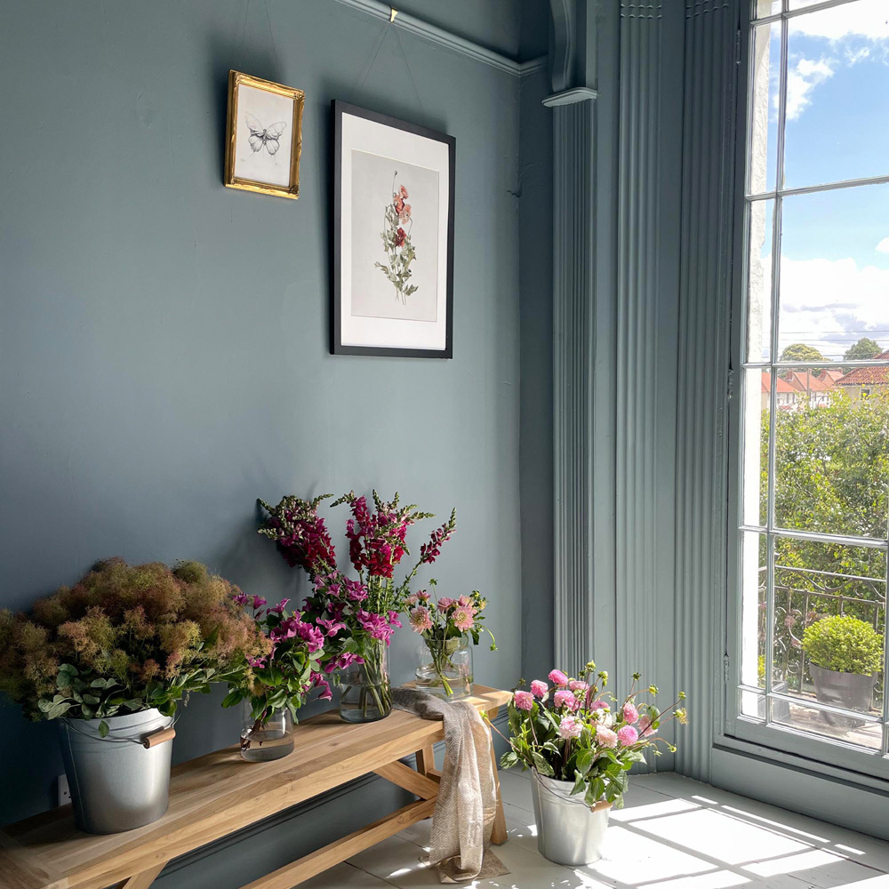 Annie Sloan Cambrian Blue Matt Wall Paint 120ml Image 4