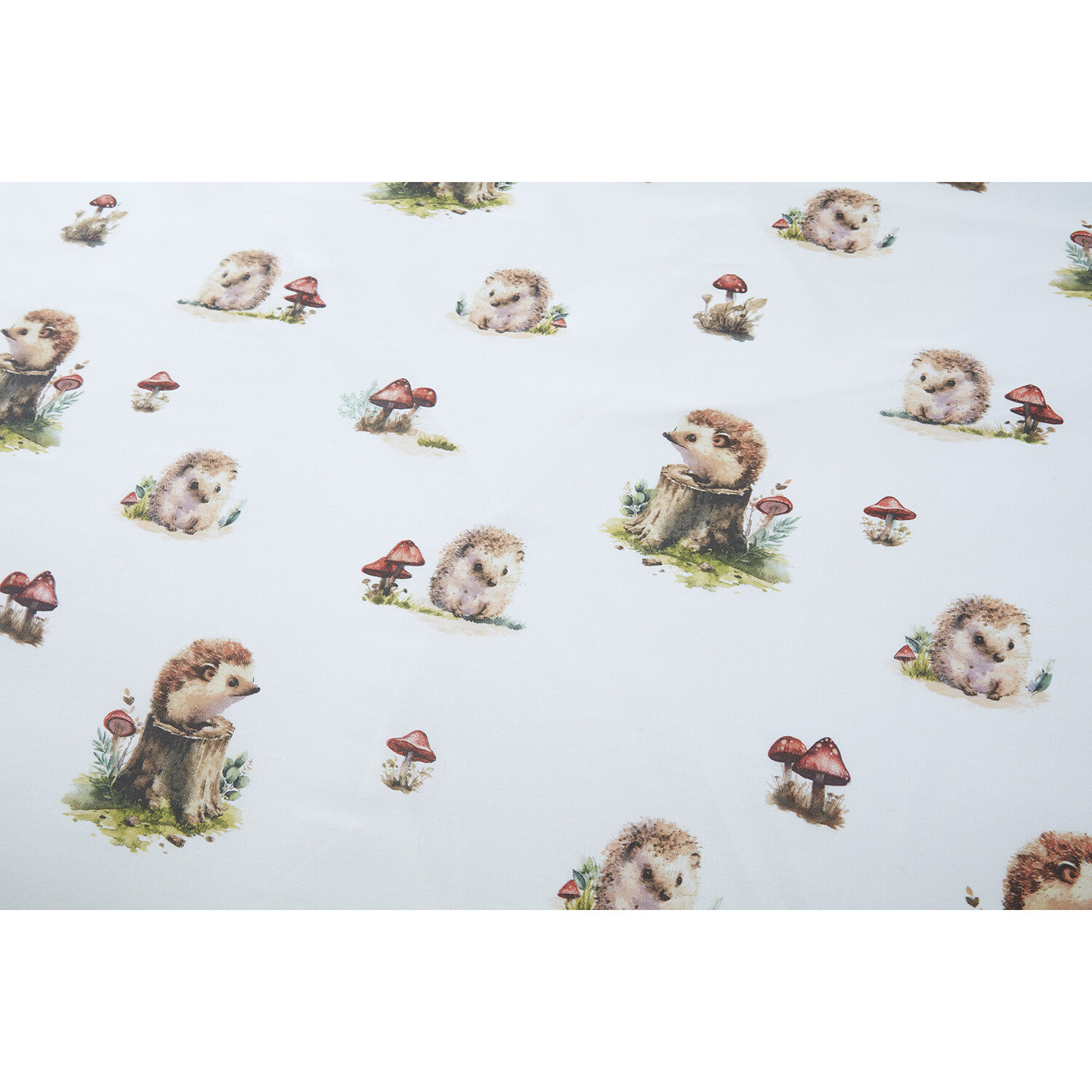 Divante Hettie the Hedgehog Duvet Cover and Pillowcase Set - Natural / King Image 5