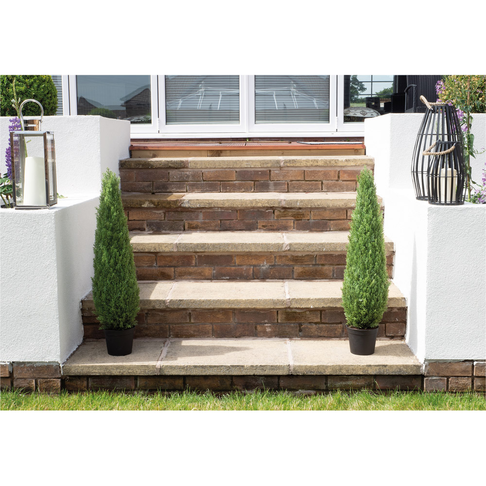 Best4 Green Artificial Topiary Tree 90cm Image 4