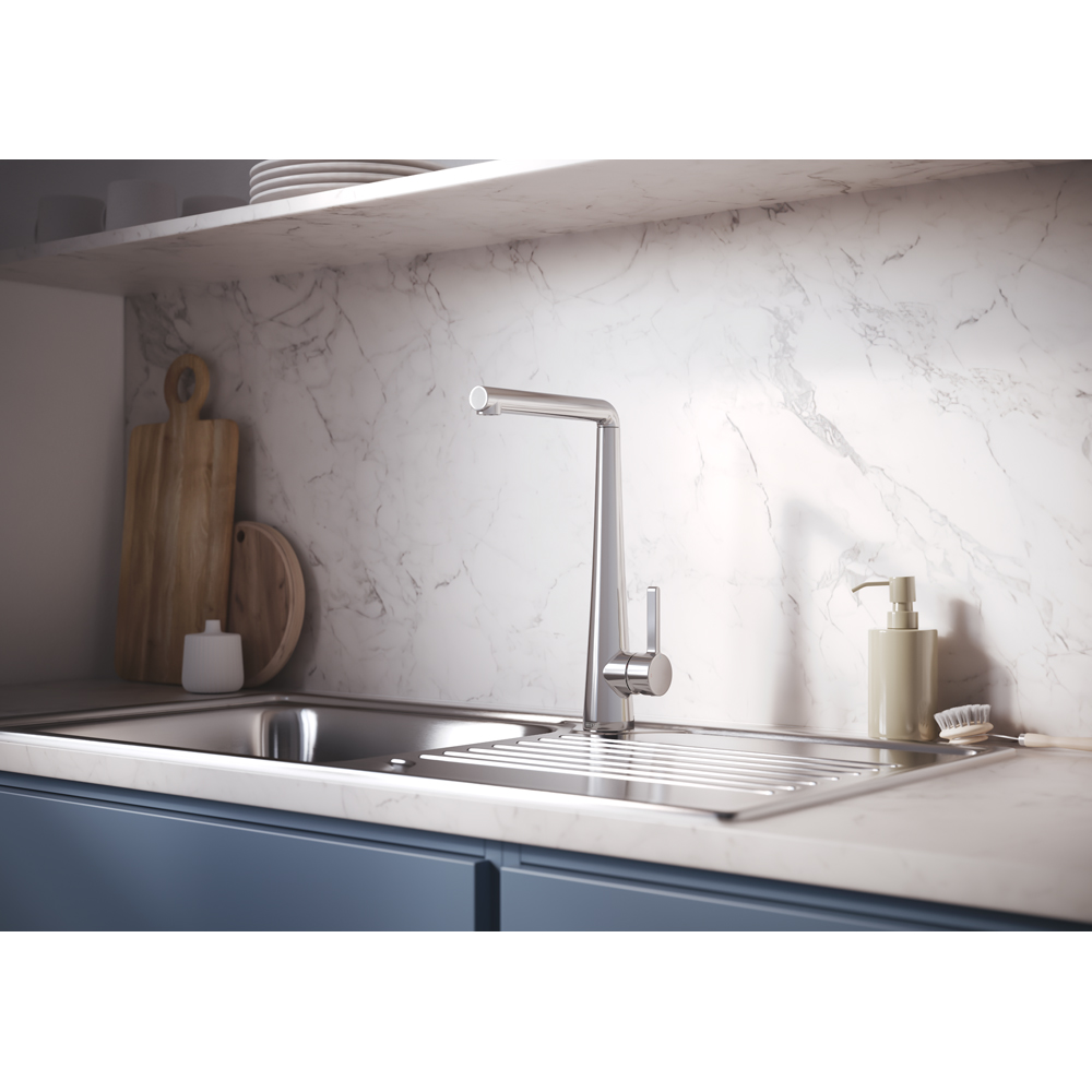 Bristan Pine Chrome Easyfit Kitchen Mono Sink Mixer Tap Image 5