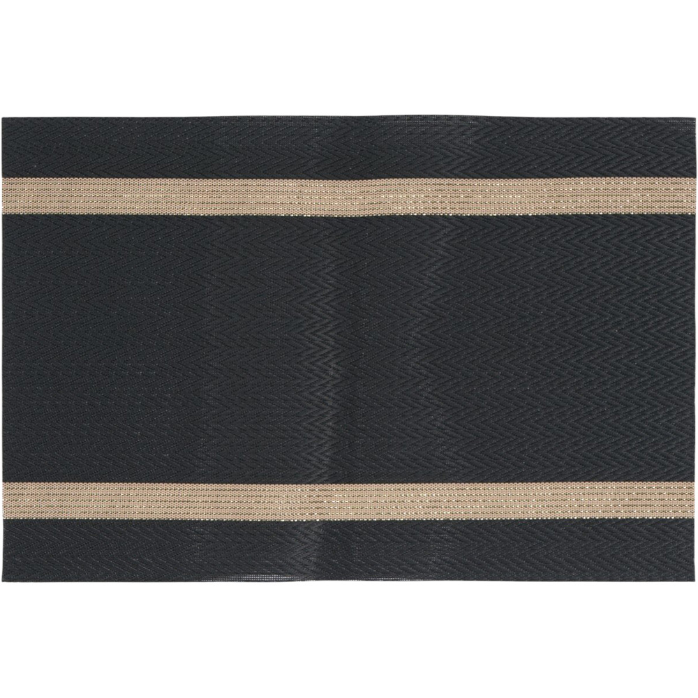 Stripe Placemat Black Image 4