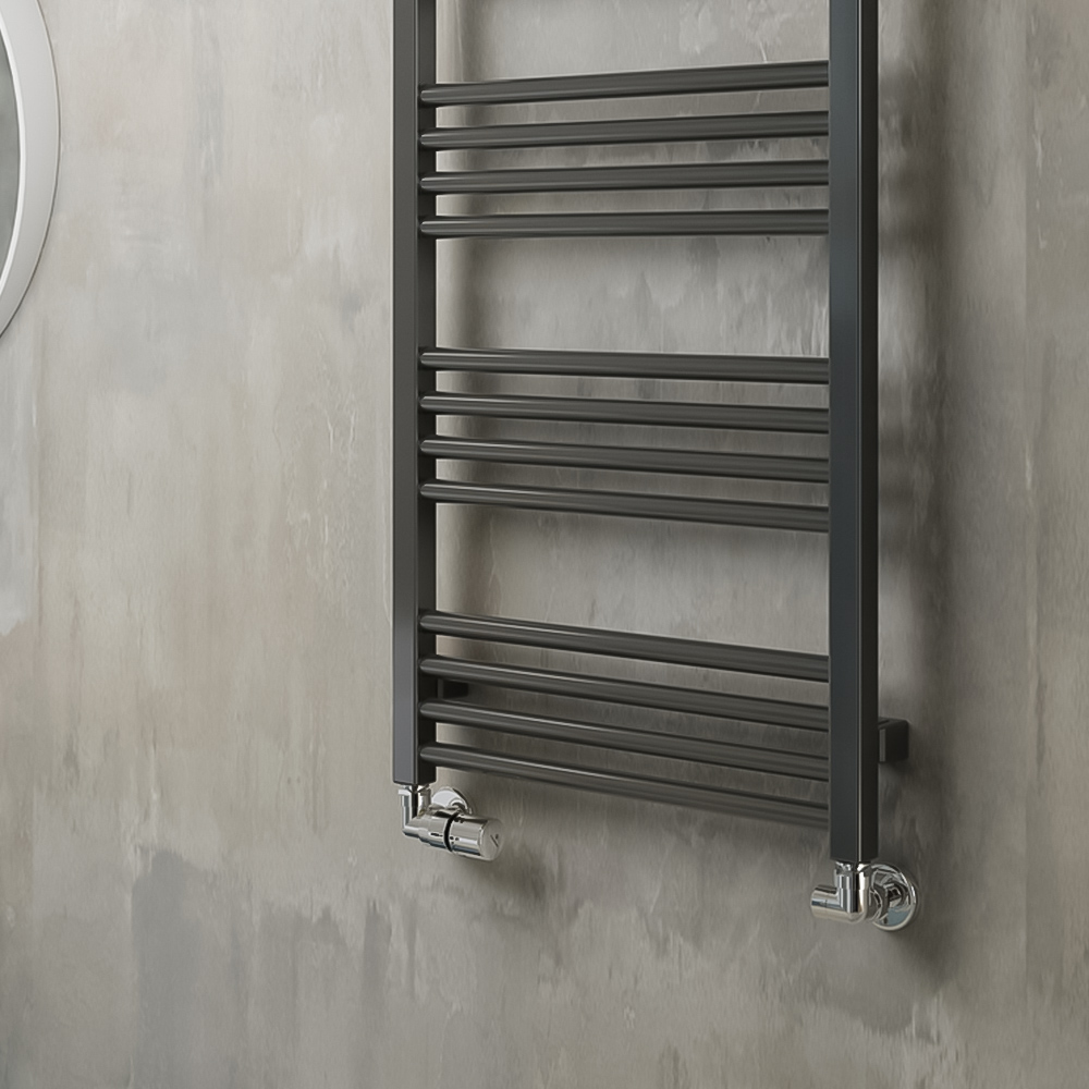 Terma Fiona 1323BTU Sparkling Grey Heated Towel Rail 900 x 500mm Image 6