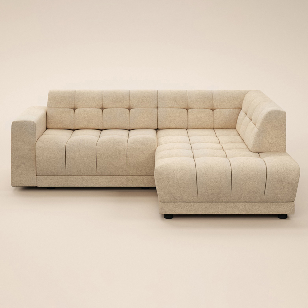 SOLACE+CO Asta Cream 3 Seater Right Corner Sofa Image 3