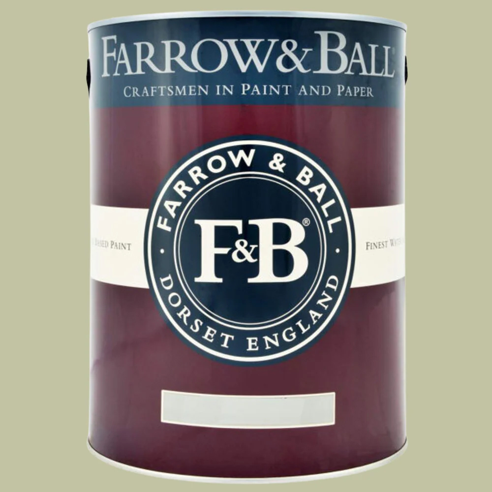 Farrow & Ball Estate Walls and Ceilings Cooking Apple Green Matt Emulsion Paint 5L Image 2