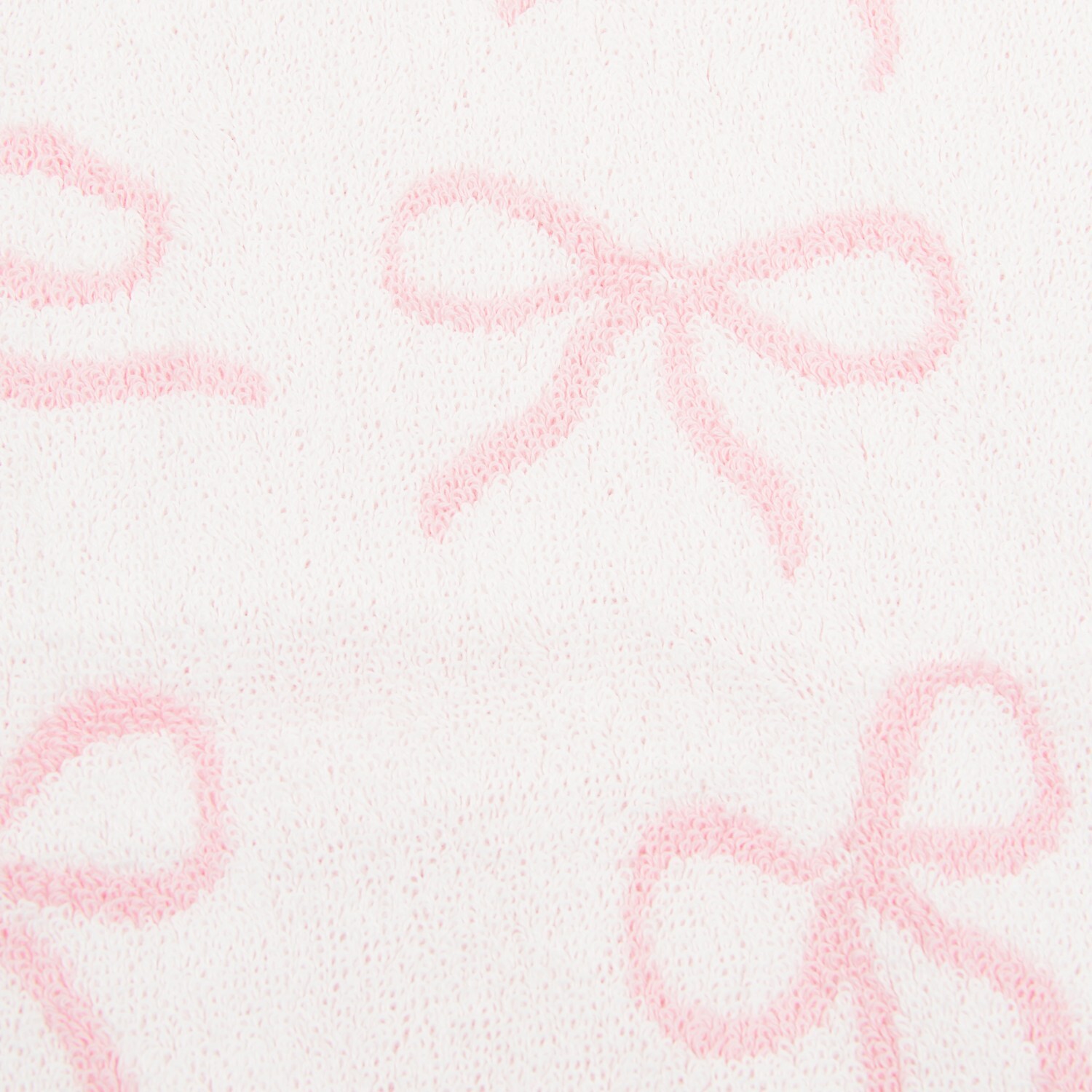 Bow Cotton Towel Pink Image 5