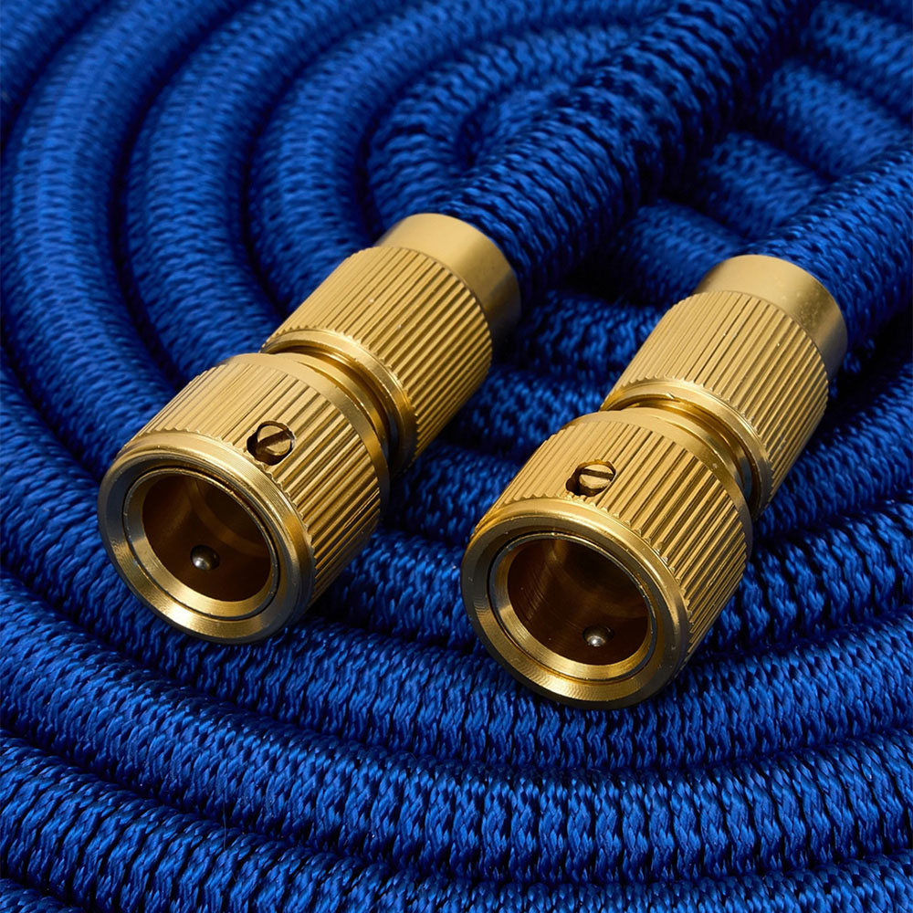 Living and Home 45m Blue Expandable Leakproof Garden Hose Image 2