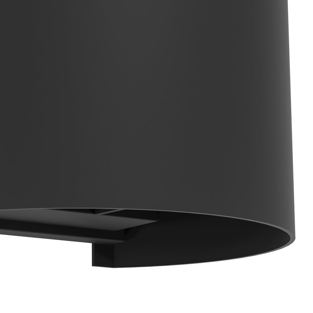 EGLO Calpino 3 LED Black Outdoor Wall Light Image 3