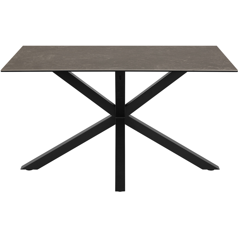 Florence Heaven 4 Seater Ceramic Top Dining Table Black Image 3