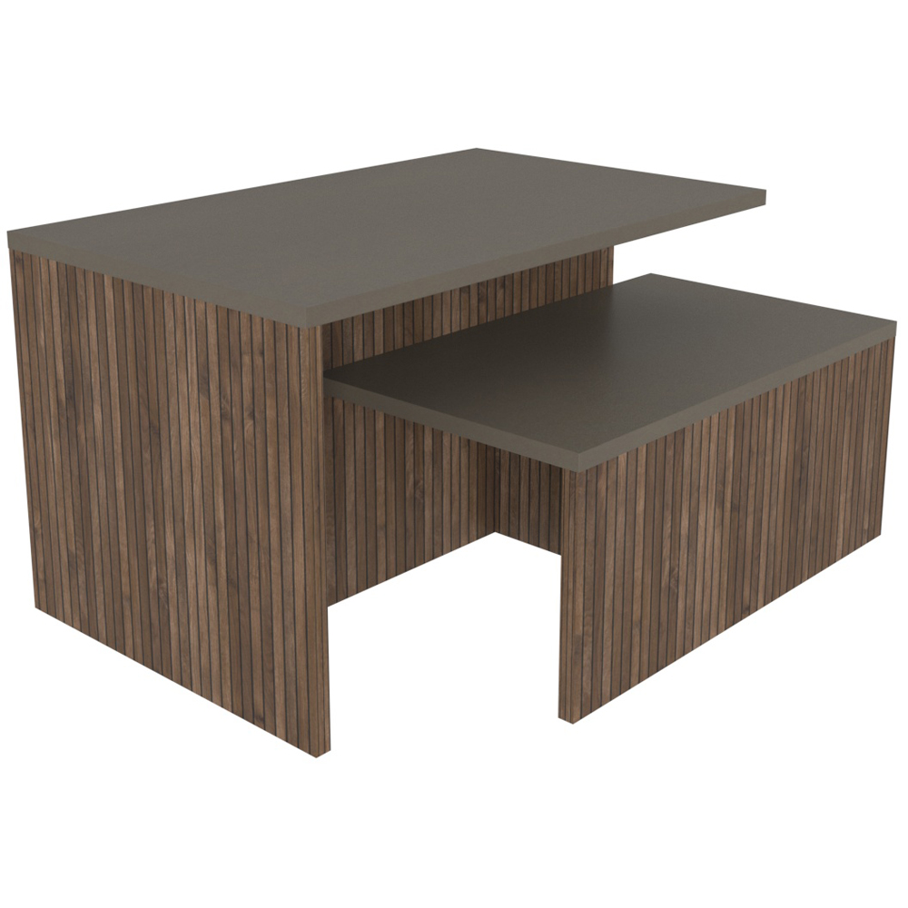 Decorotika Twins Galaxy Alina Nest of Coffee Tables Set of 2 Image 3