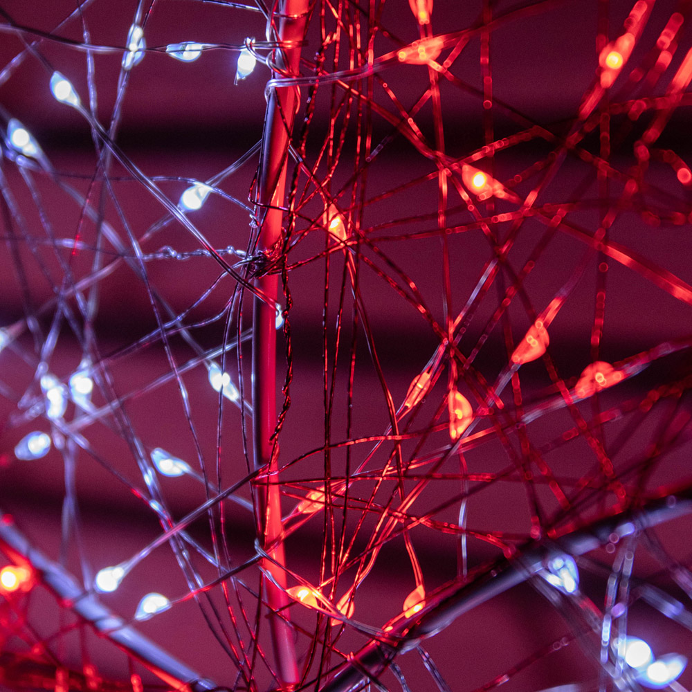 Samuel Alexander 4 Piece 720 Red and White LED Lollipop Christmas Path Light Set Image 6