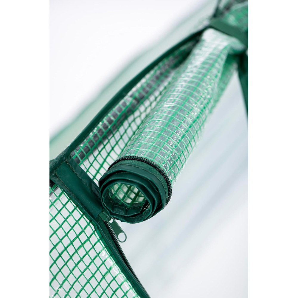 Thompson & Morgan Cloche Galvanised Metal Raised Bed Greenhouse 180 x 90 x 30cm Image 4