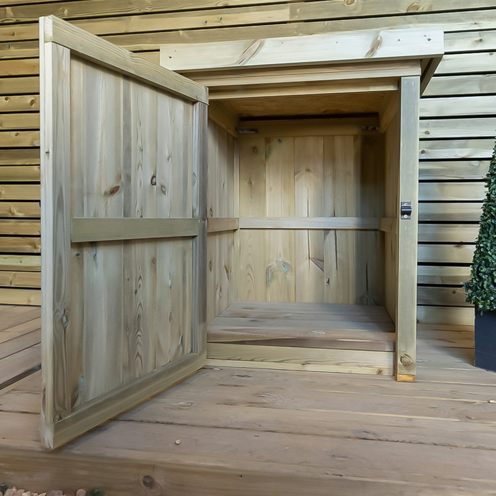 The Garden Village Pendle 3 x 2 x 1.5ft Small Parcel Storage Shed Image 6