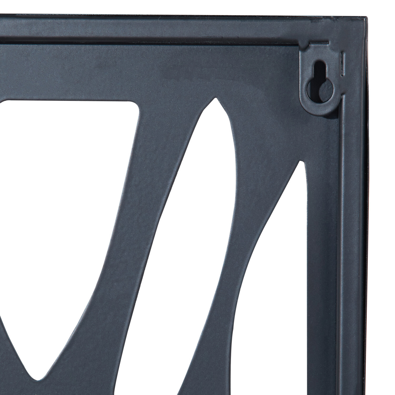 Metal Garden Screen - Black Image 3