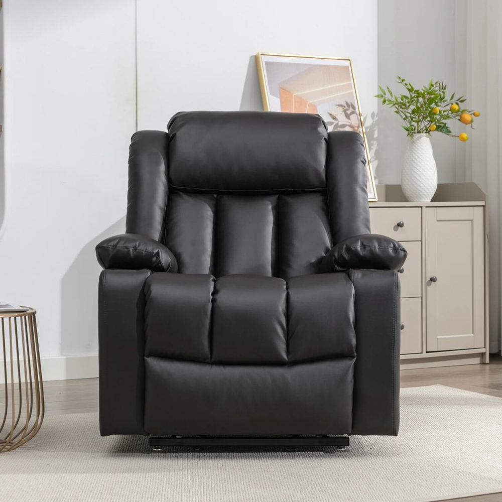 Artemis Home Sheridan Black Massage and Heat Electric Recliner Chair Image 2