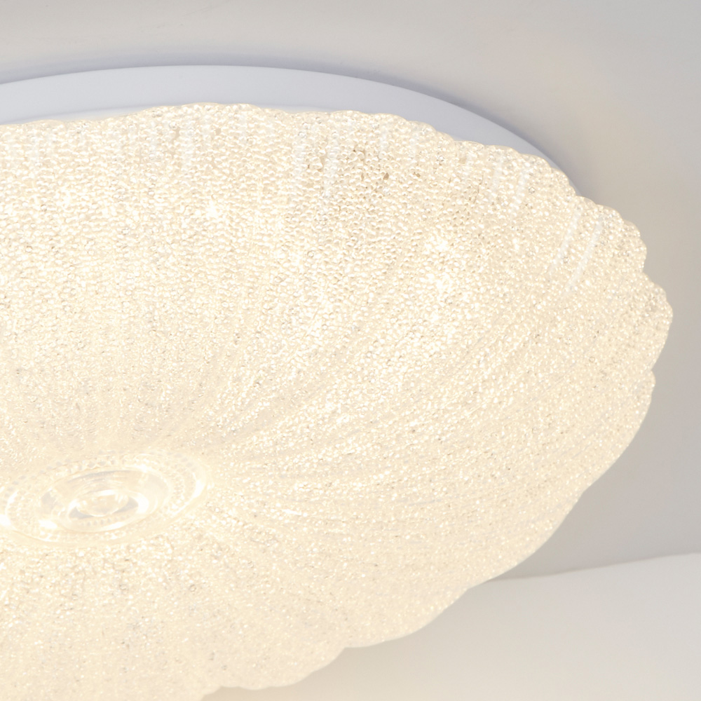 Lighting Collection Alaric Floral Led Ceiling Light Image 4