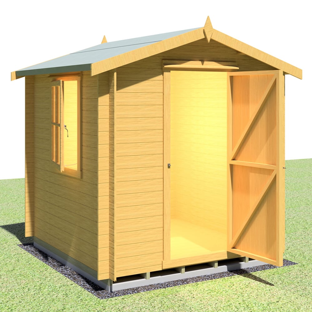 Shire Danbury 7 x 7ft Log Cabin Image 5