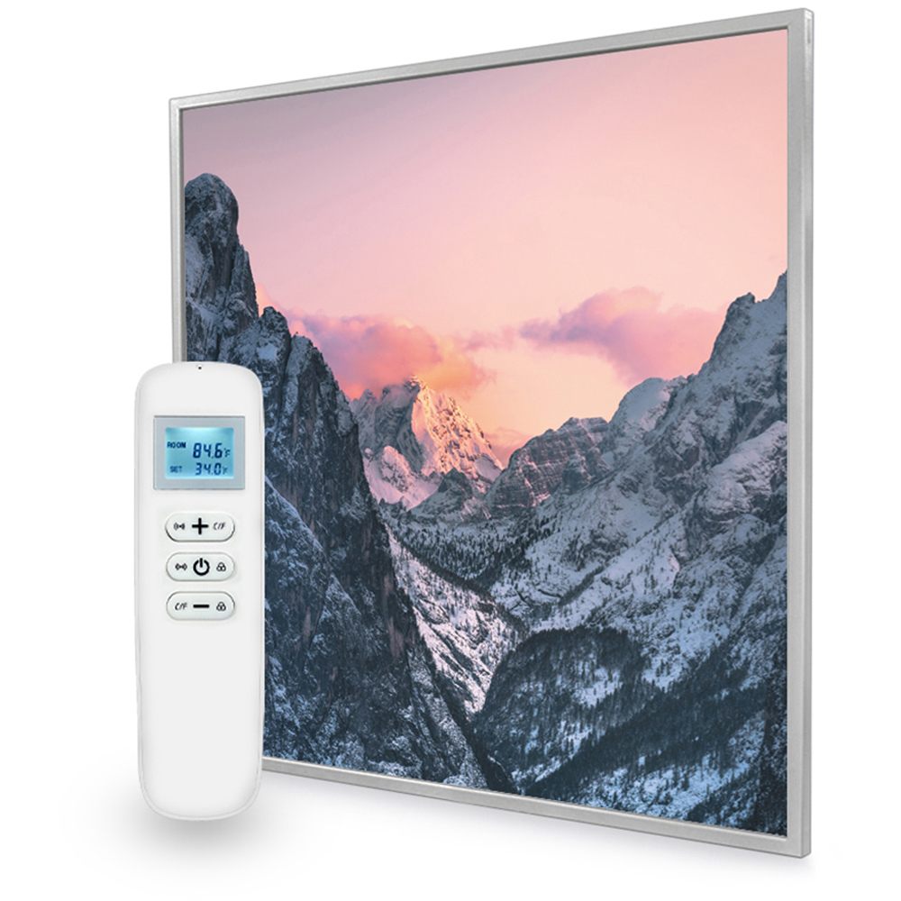 Mirrorstone Nexus Valley at Dusk Image Wi-Fi Infrared Heating Panel 350W 595 x 595mm Image 2