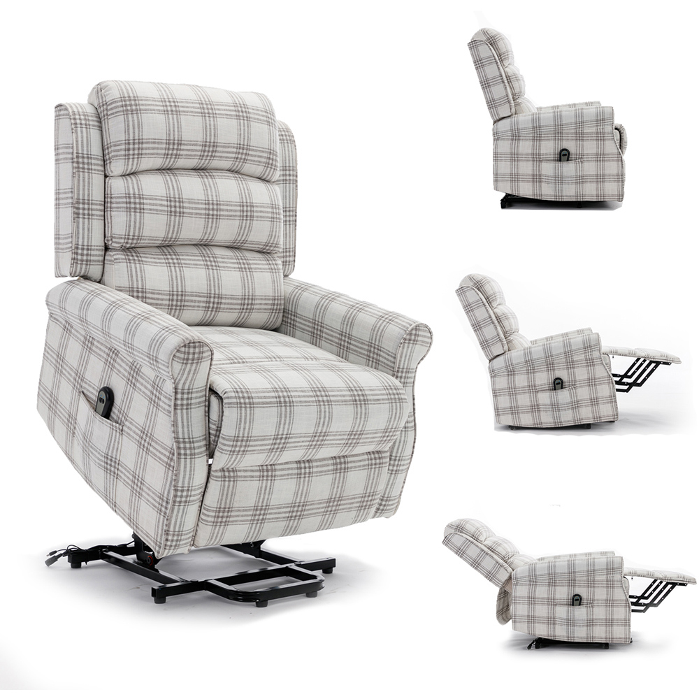 Furniture One Grey Electronic Power Lift and Tilt Chair Image 8