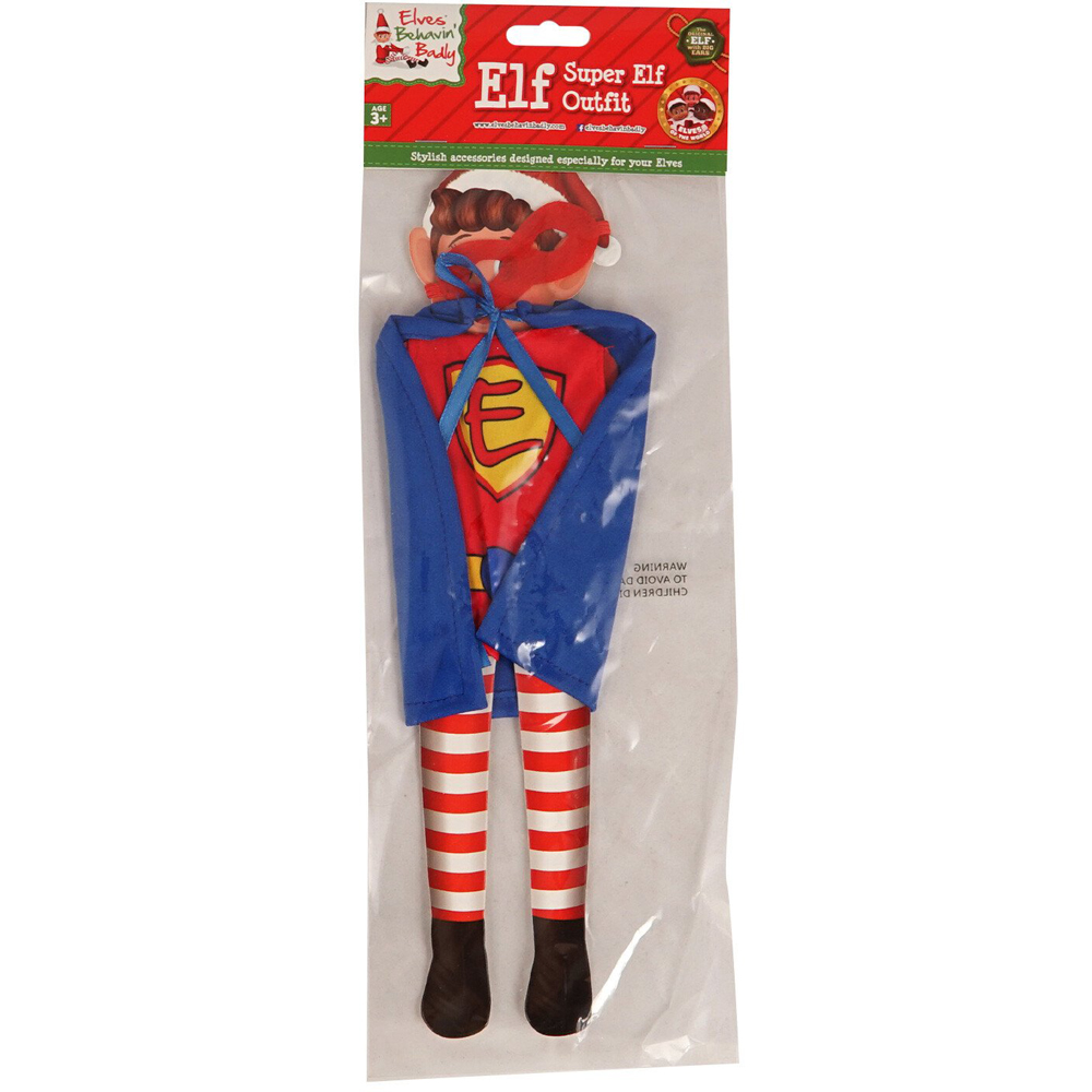 Single Elves Behavin' Badly Super Elf Outfit in Assorted styles Image 3