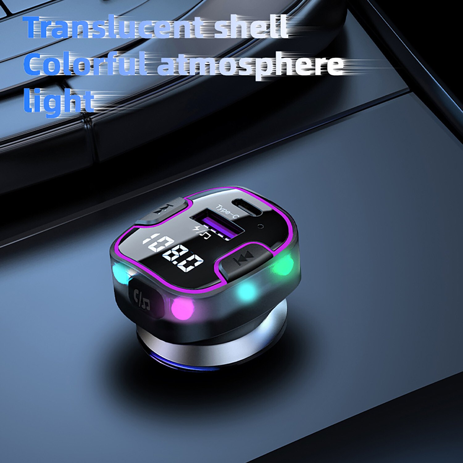 Carkit Car FM Transmitter - Black Image 2