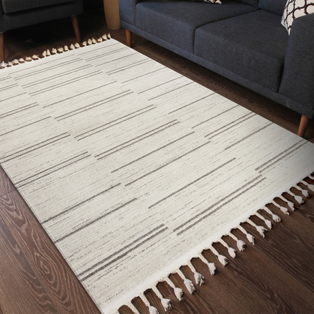 Esselle Home Arctic Vista Natural and Grey Rug 160 x 230cm Image 6