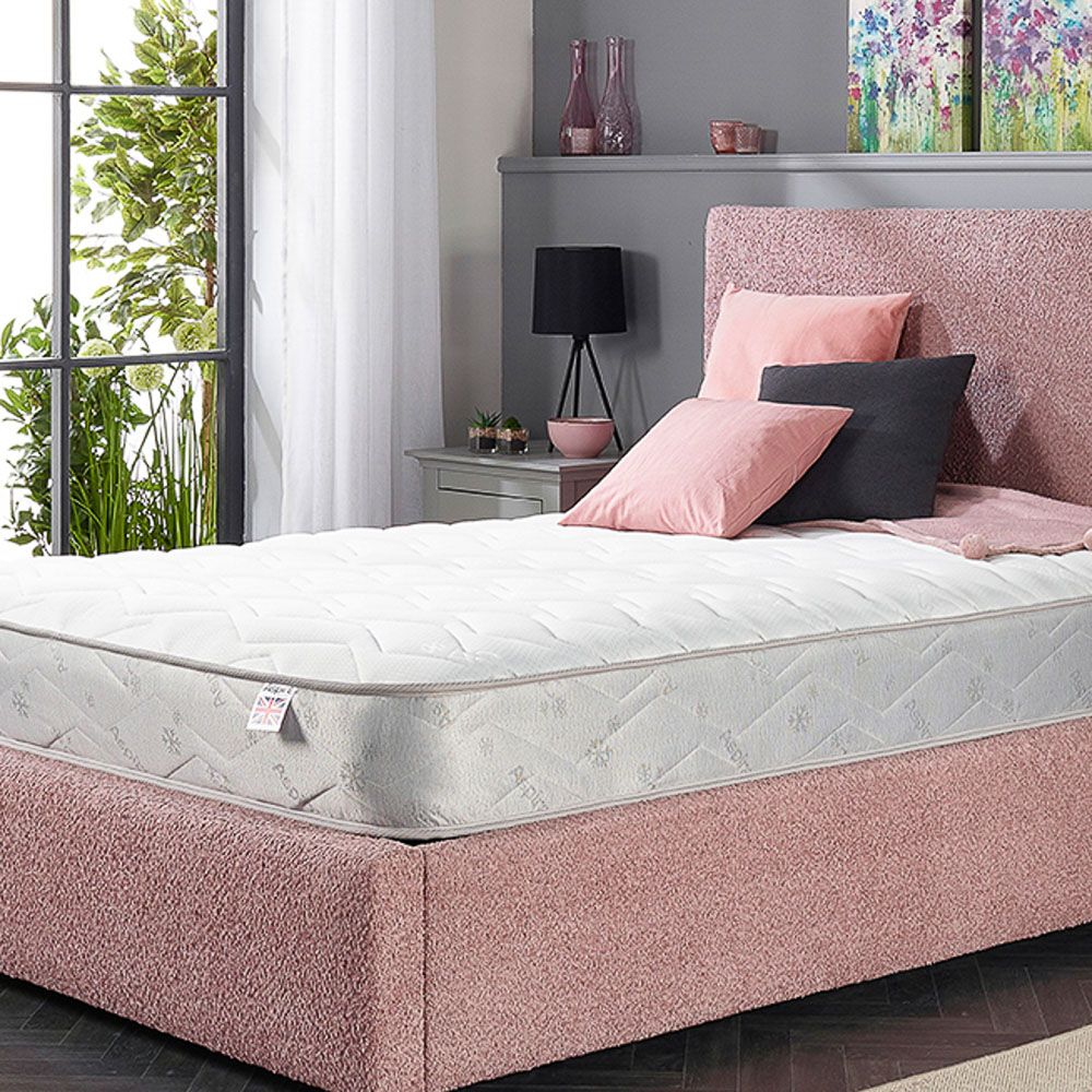 Aspire Small Single Cool Touch Diamond Memory Foam and Bonnell Spring Hybrid Mattress Image 5