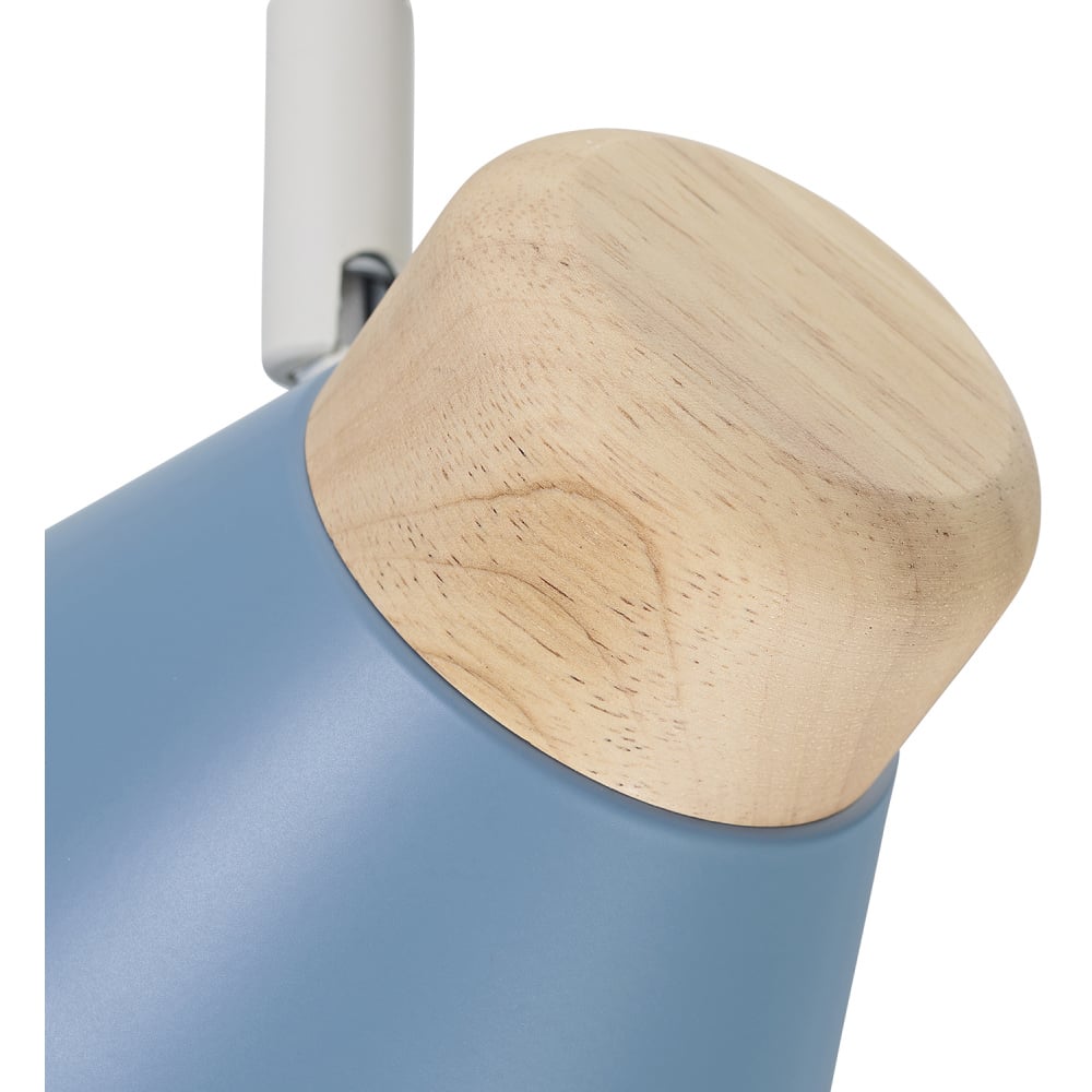 Happy Homewares Grey and Blue Contemporary Scandinavian Style Triple Bar Spot Ceiling Light Image 5