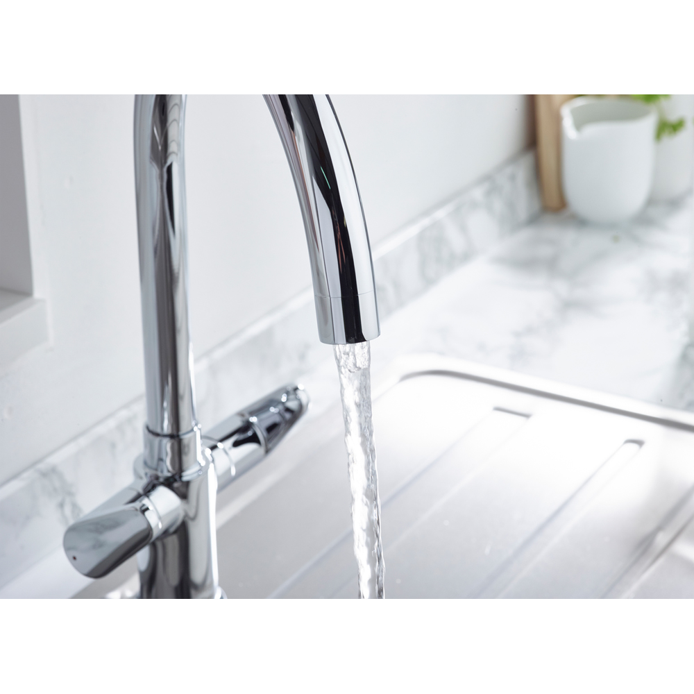 Bristan Quest Chrome Easyfit Kitchen Mono Sink Mixer Tap Image 4