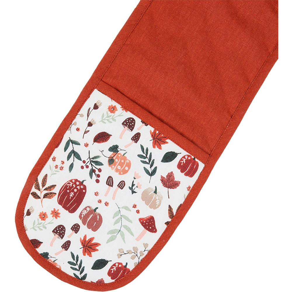 Autumn Printed Double Oven Glove Image 4