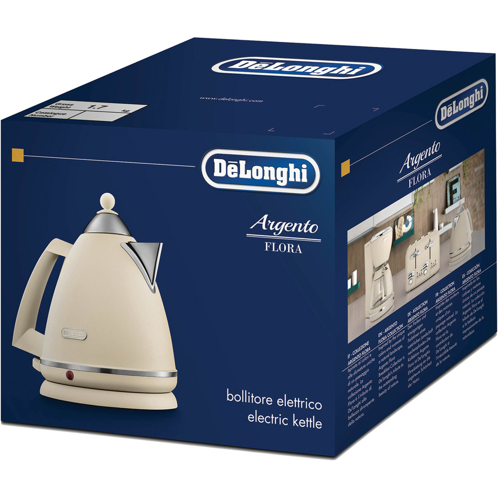 De'Longhi Argento DL3017 Beige 1.7L Kettle Image 6