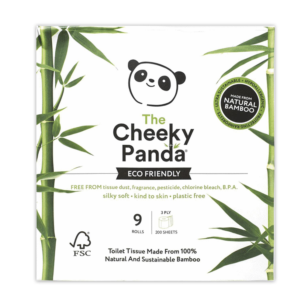 The Cheeky Panda Toilet Tissues 45 Rolls Image 2