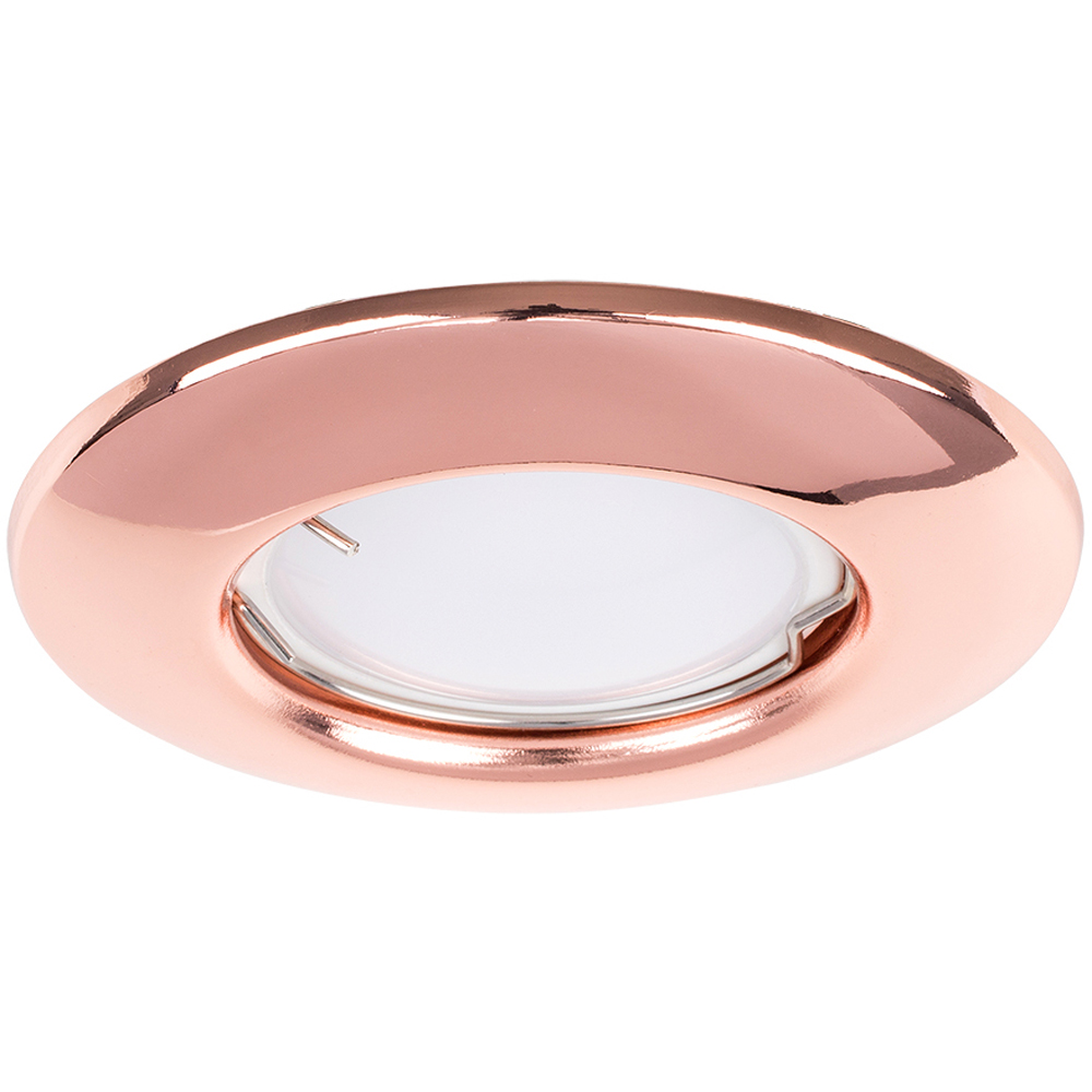 ValueLights Copper Fixed Cool White LED Ceiling Downlight 6 Pack Image 3