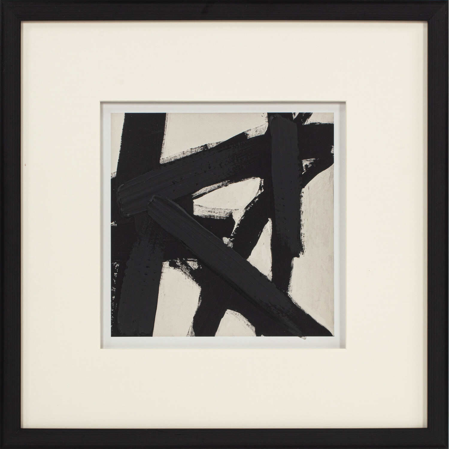 Set of 3 Zen Framed Art Black Image 2