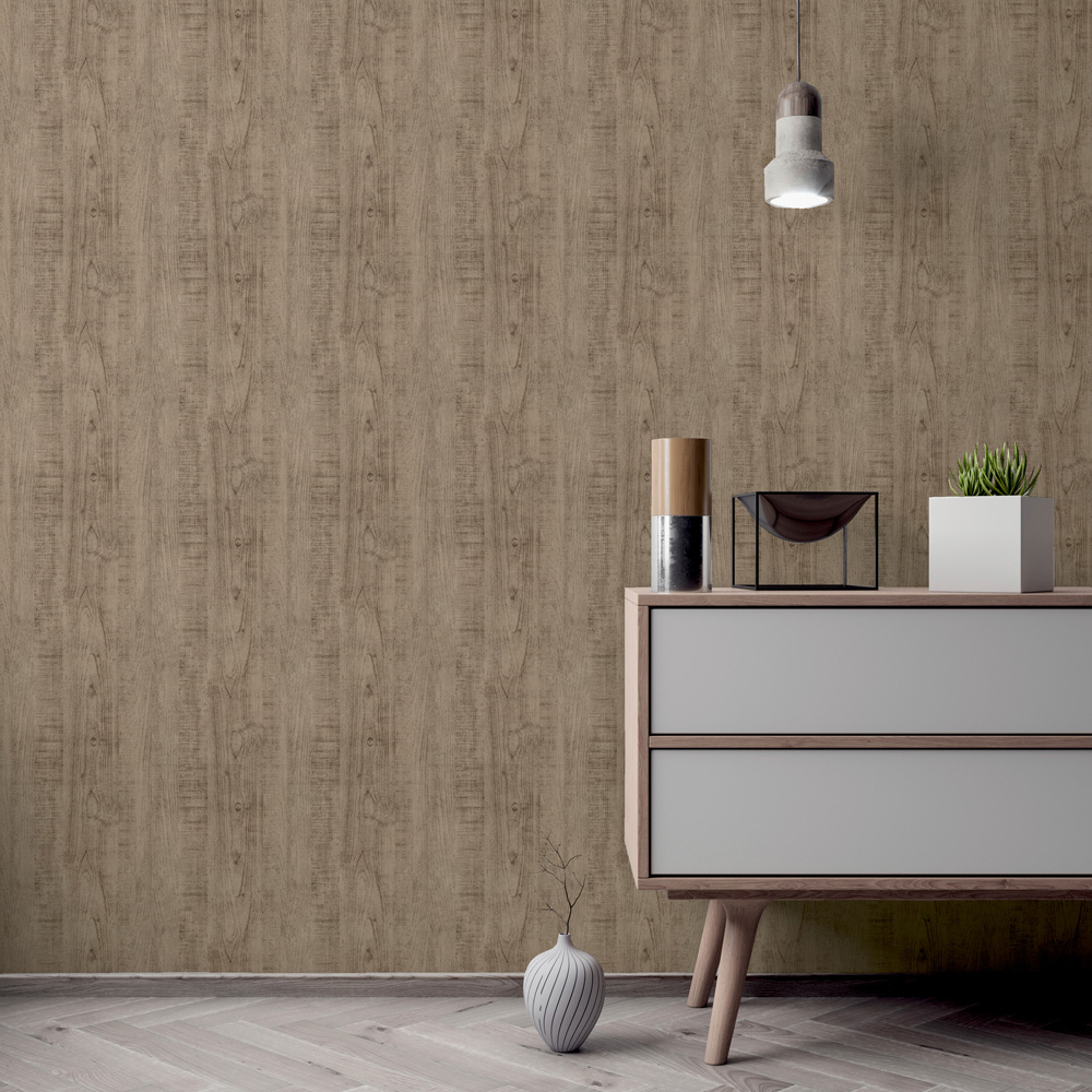 Arthouse Luxe Timber Slate Wallpaper Image 5