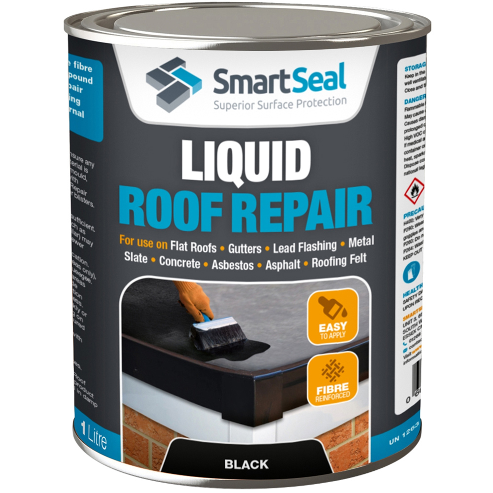 Smartseal Black Liquid Roof Repair 1L Image 2