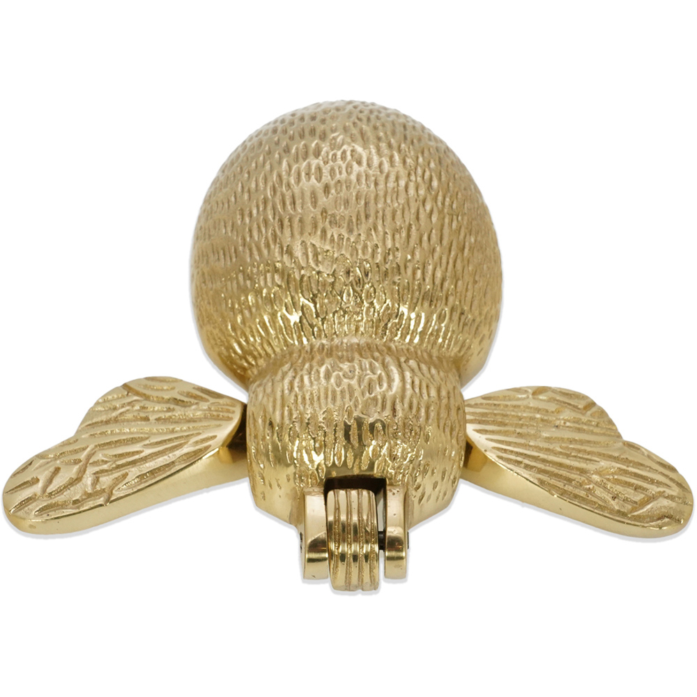 Spira Brass Polished Brass Bumble Bee Door Knocker Image 3