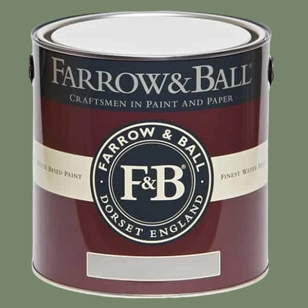 Farrow & Ball Estate Walls and Ceilings Calke Green Matt Emulsion Paint 2.5L Image 2