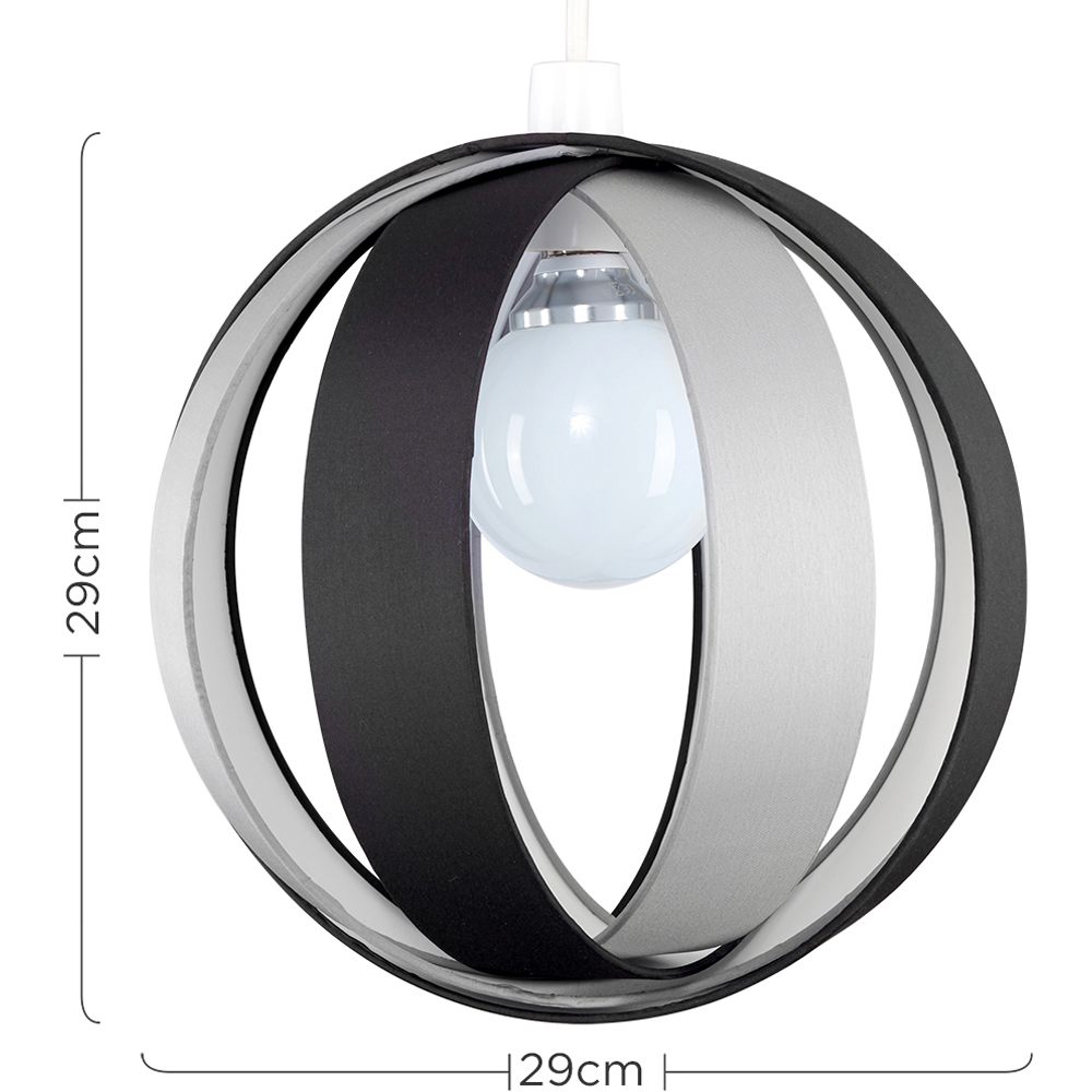 ValueLights J90 Grey Easy Fit Ceiling Light Shade Image 9