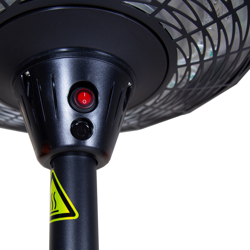 Charles Bentley Electric Floor Standing Patio Heater Image 3